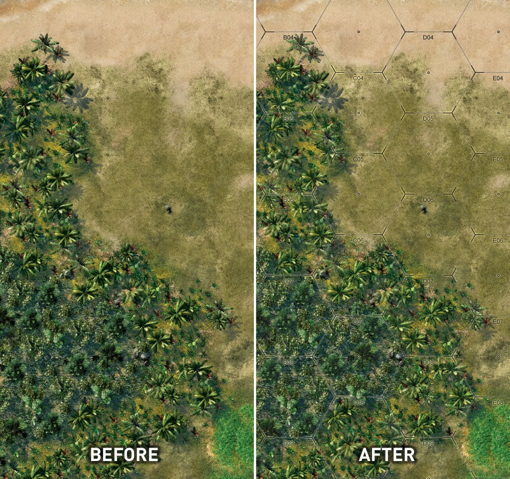 Guadalcanal before and after